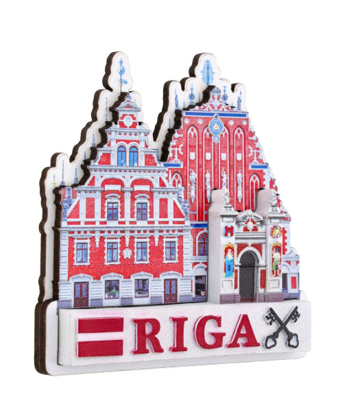 Ledusskapja magnēts Rīga Melngalvju nams